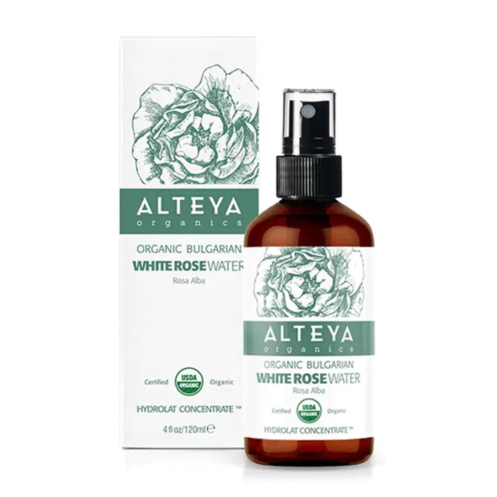 Alteya Organic Bulgarian White Rose Water, 4 Oz